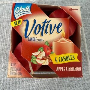 Vintage Glade Apple‎ Cinnamon Votive Candles 1.5oz ea